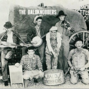 Original  Baldknobbers case Bill-Mabe-Bob-Mabe-Delbert-Howard,-left-to-right-back-and-front-left-Jim-Mabe-Lyle-Mabe-Chick-Allen.