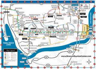 Map of Branson