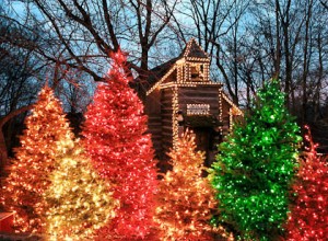 Silver Dollar City lights up for its  "An Old Time Christmas" celebration.