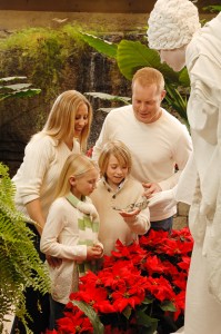 Live "angel" sharing butterfly with family during "White Flight."