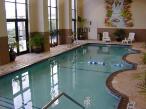 Grand Plaza's indoor pool. 