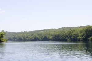 One of Lake Taneycomo's scenic vistas.