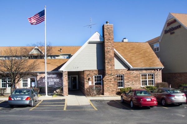 Main entrance to Residence Inn.