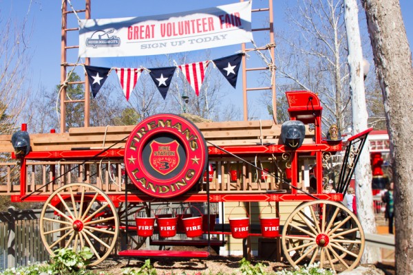 Silver Dollar City's news $8 million" Fireman's Landing" has ten rides and attractions for the younger kids to enjoy.