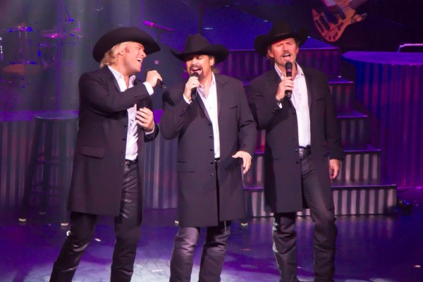 The Texas Tenors, Marcus Collins, right,  John Hagen, and JC Fisher .